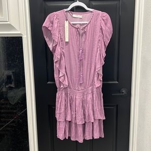 Super cute , lavender dress , never worn , size L